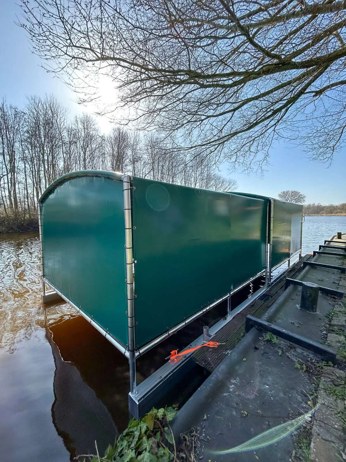 Bootoverkapping, project Termunterzijl
