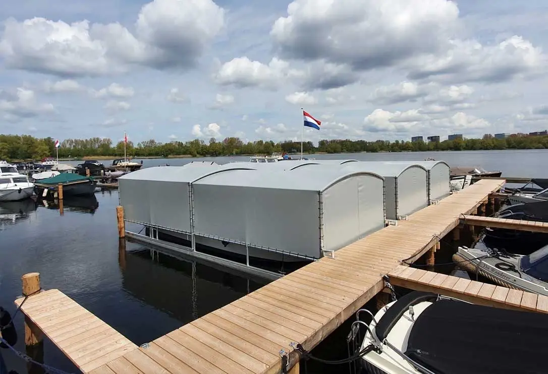 Bootoverkapping, project Amsterdam